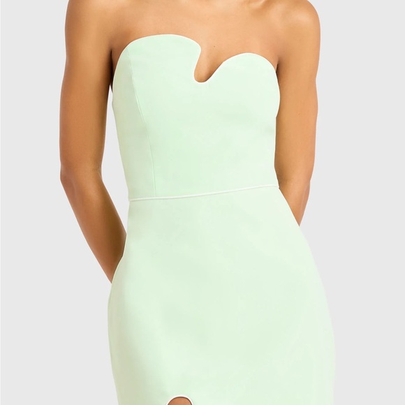 slim fit dress slacks Amanda uprichard jade silk maxi dark green dress – Turner's main image 1